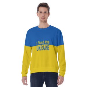 I Stand With Ukraine-Men’s Sweatshirt