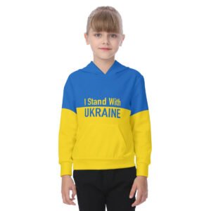 I Stand With Ukraine-Oversized Kid’s Hoodie