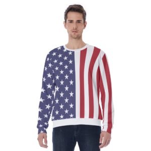USA Flag-Men’s Sweatshirt