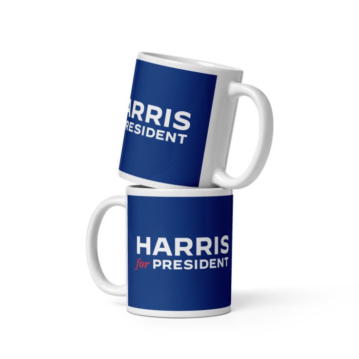 Harris for President Blue Mug