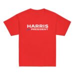 Harris for President Red Youth classic tee