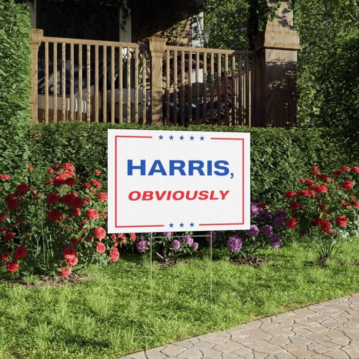 Harris Obviously Lawn Sign