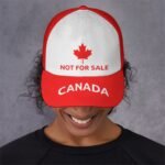 Canada is Not for Sale Peaked Cap