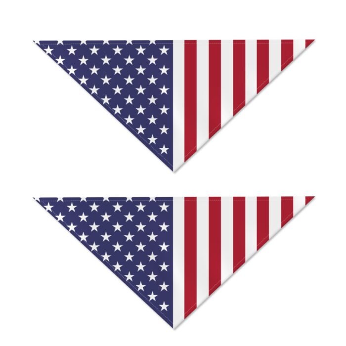 USA Flag Pet's Scarf - Image 3