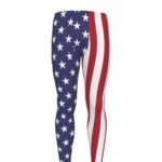 USA Flag Men's Leggings - Image 2